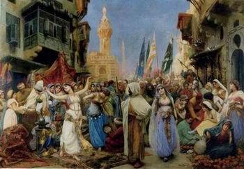 unknow artist Arab or Arabic people and life. Orientalism oil paintings 50 China oil painting art